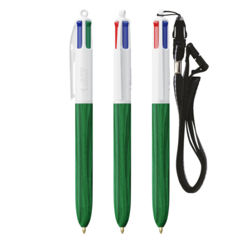 Bic 4 Couleurs Wood Style - Réf EP1061-EP1064