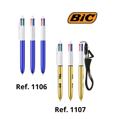 Bic 4 Couleurs Shine - Réf EP1106-EP1107
