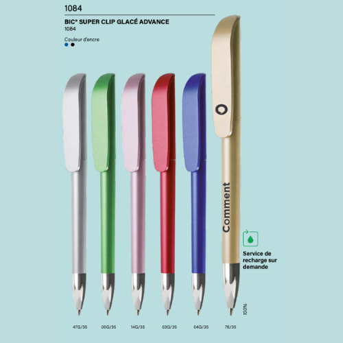 Bic Super Clip Glacé Advance- Réf EP1084
