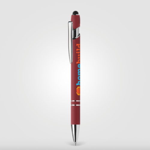 Stylo Prince Recyclé Softy Stylo à Encre Anti-Fraude avec Stylet Tactile - Réf EPMZJ