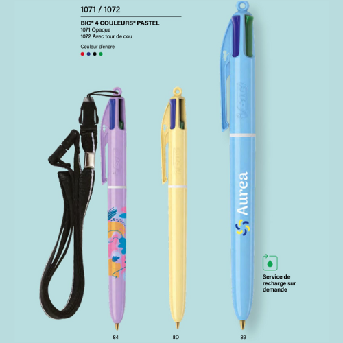 Bic 4 Couleurs Pastel - Réf EP1071-EP1072