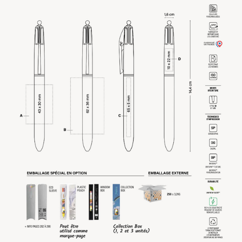 Bic 4 Couleurs Sun - Réf EP1097-EP1098