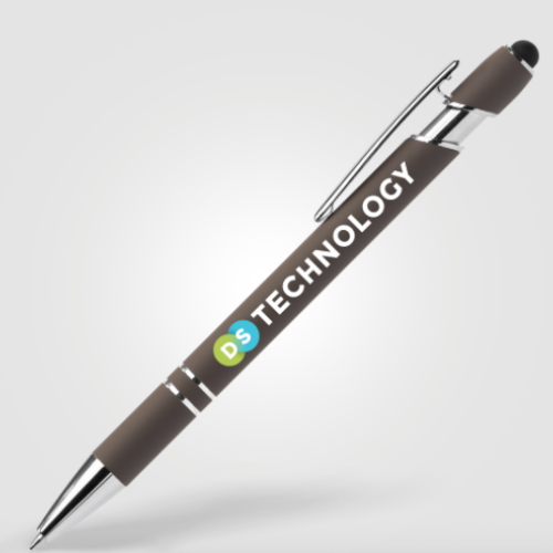 Stylo Prince Recyclé Softy Stylo à Encre Anti-Fraude avec Stylet Tactile - Réf EPMZJ