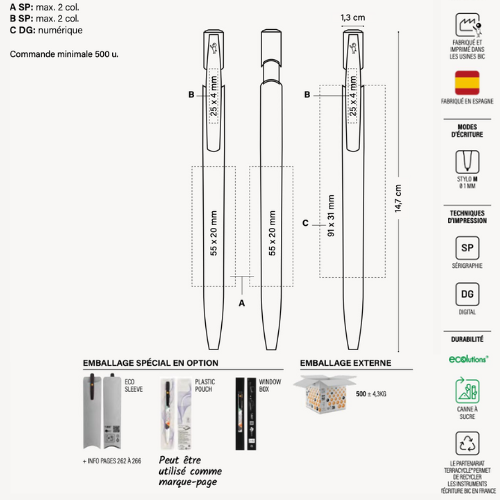 Bic Media Clic Biobased Ecolutions - Réf EP1972