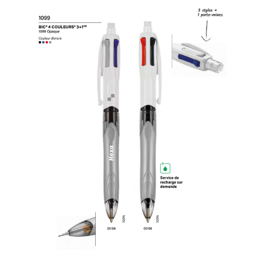 Bic 4 Couleurs 3+1 HB - Réf EP1099