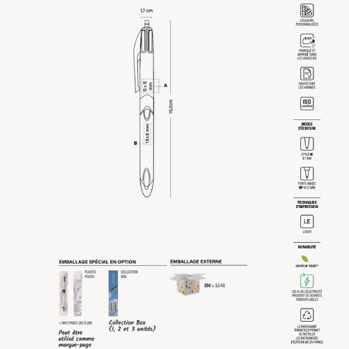 Bic 4 Couleurs 3+1 HB - Réf EP1099